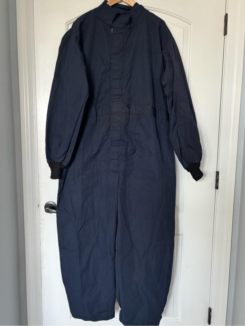 Oberon ARC8 Navy Arc Flash Flame Resistant Category 2 Coverall Men's Regular XL